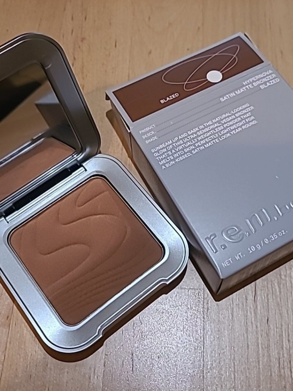 r.e.m. Beauty Hypernova Satin Matte Bronzer BLAZED Full Size 0.35 Oz New REM